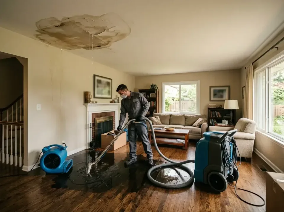 attic-pipe-burst-ceiling-drip-008 — frequently asked questions, Water Damage Restoration & Carpet Care in Geneva, OH